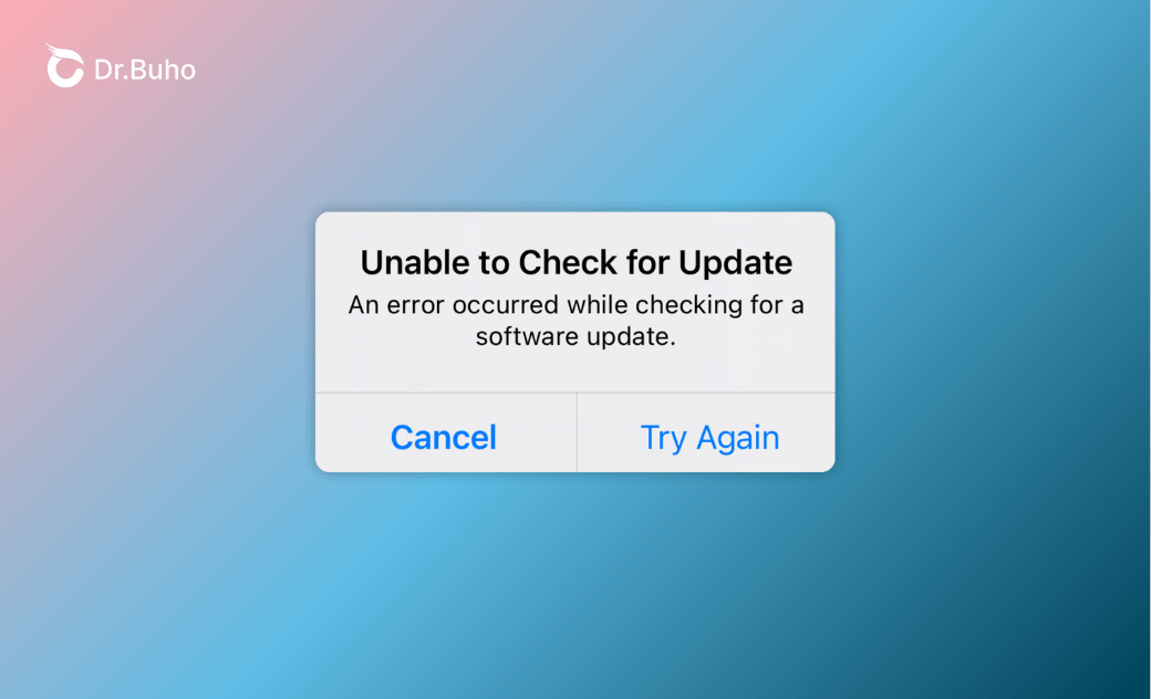 Die Suche nach Updates ist fehlgeschlagen in iOS 18