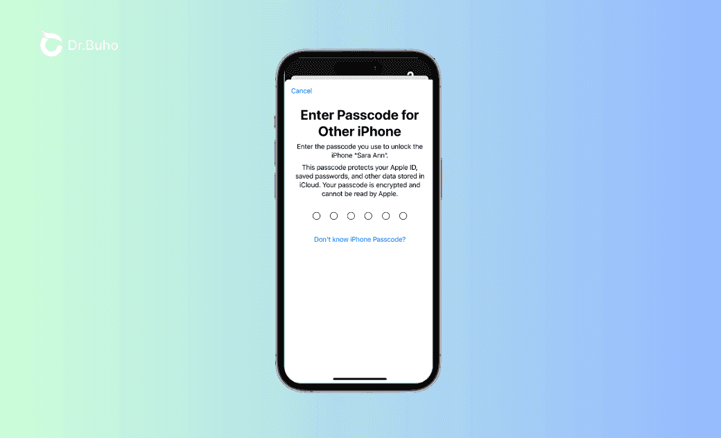 Fix 'Enter Passcode for Other iPhone' Issue - 4 Ways