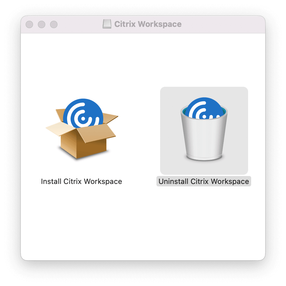 Uninstall Citrix Workspace Mac