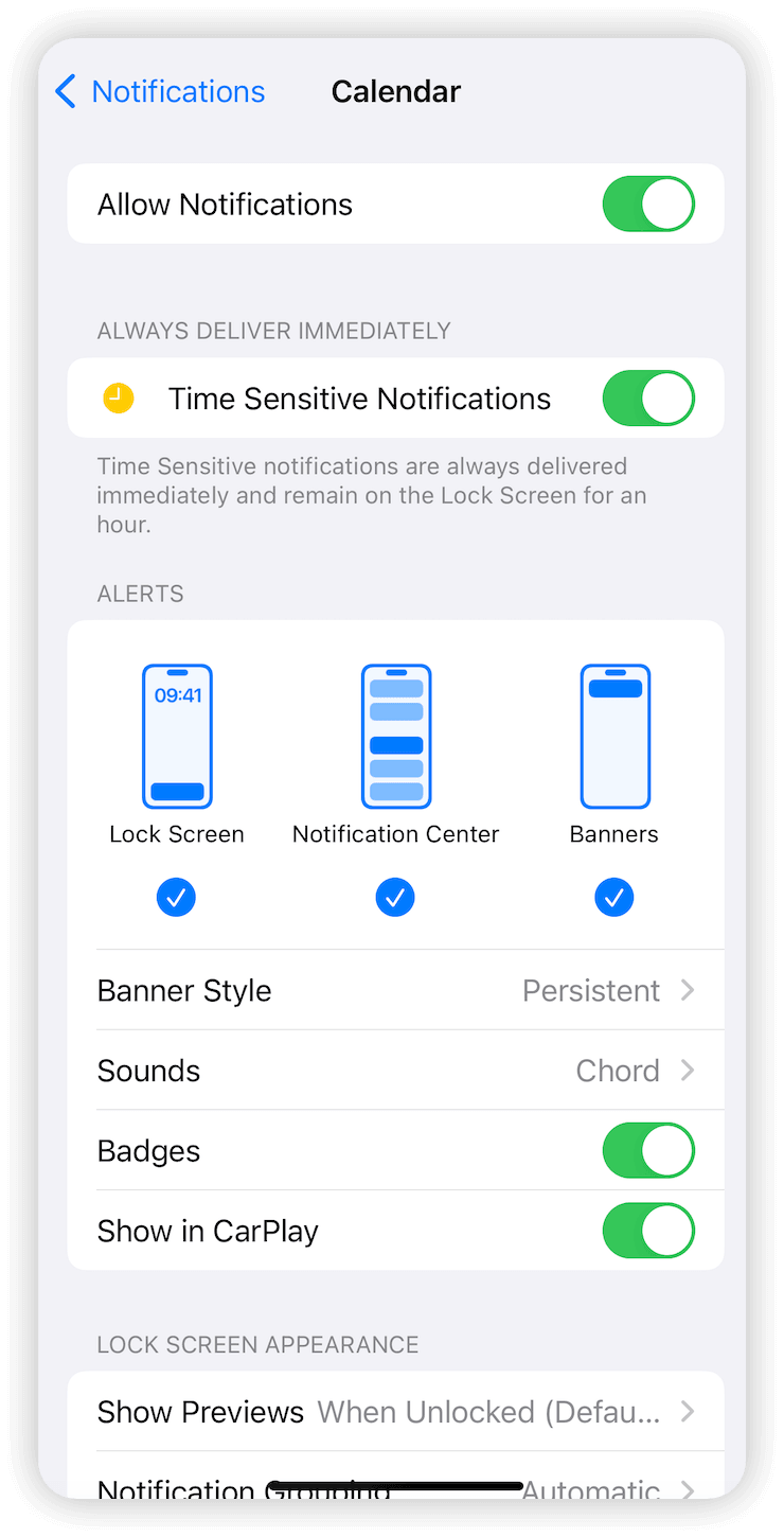 Check Your Notification Settings