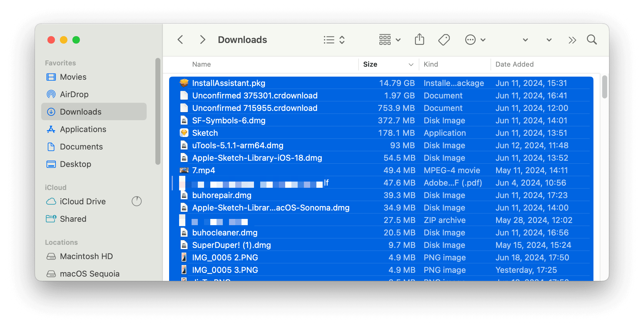 Delete Downloads Folder on Mac