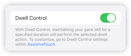 Dwell Control