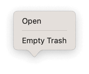 Mac empty trash