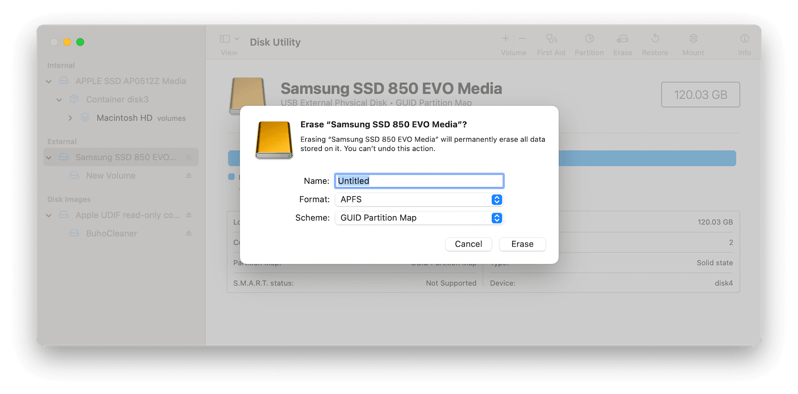 Format Your External Hard Drive with Disk Utility