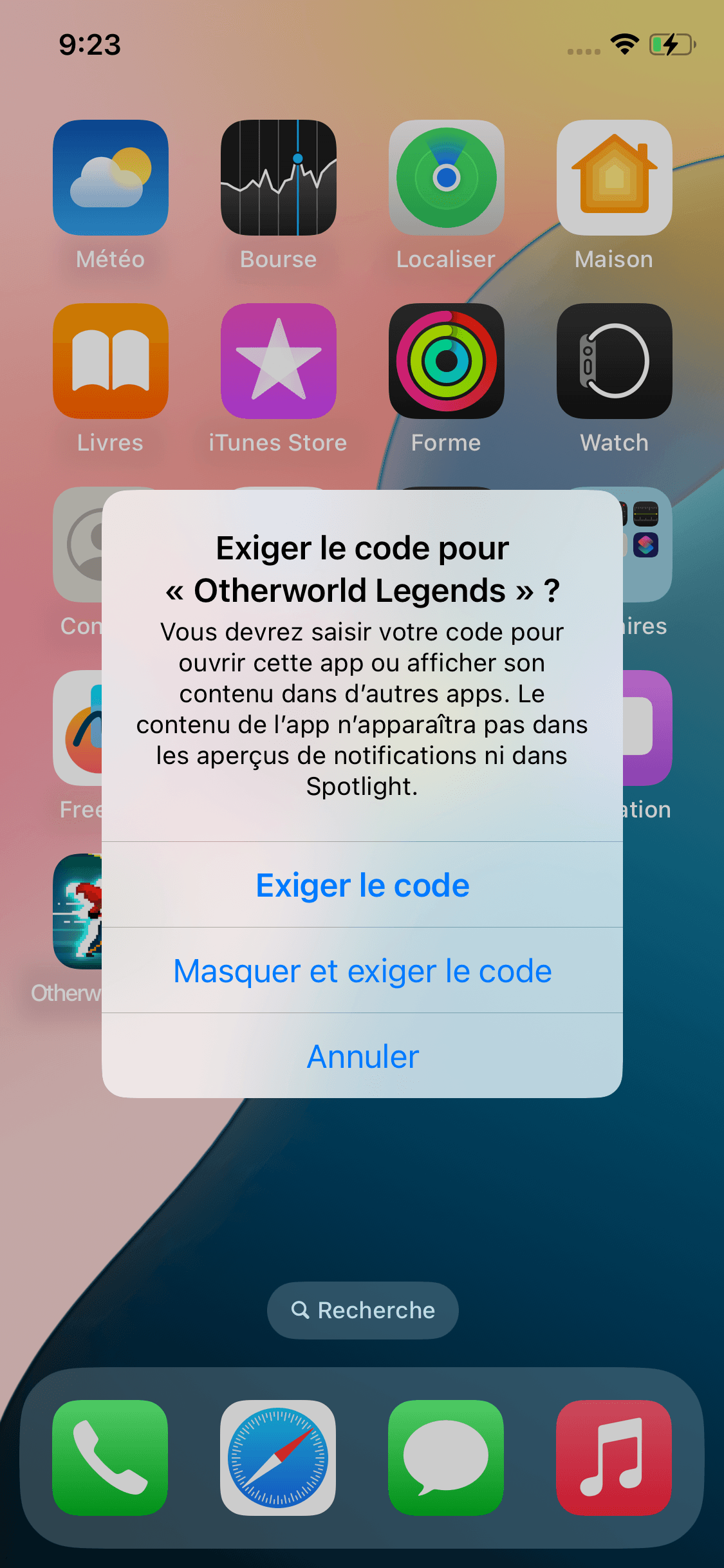 Verrouiller des Applications sur iOS 18