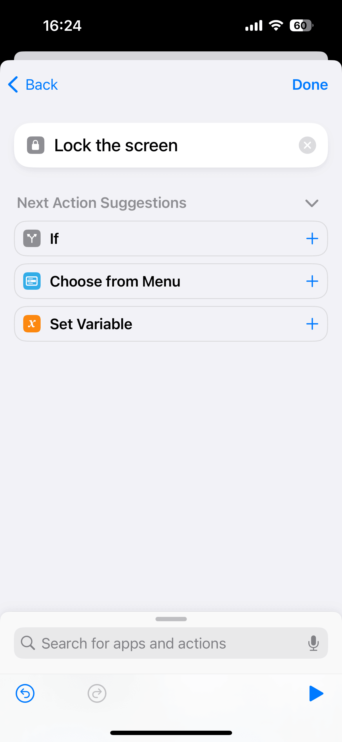 Lock Apps with Shortcuts