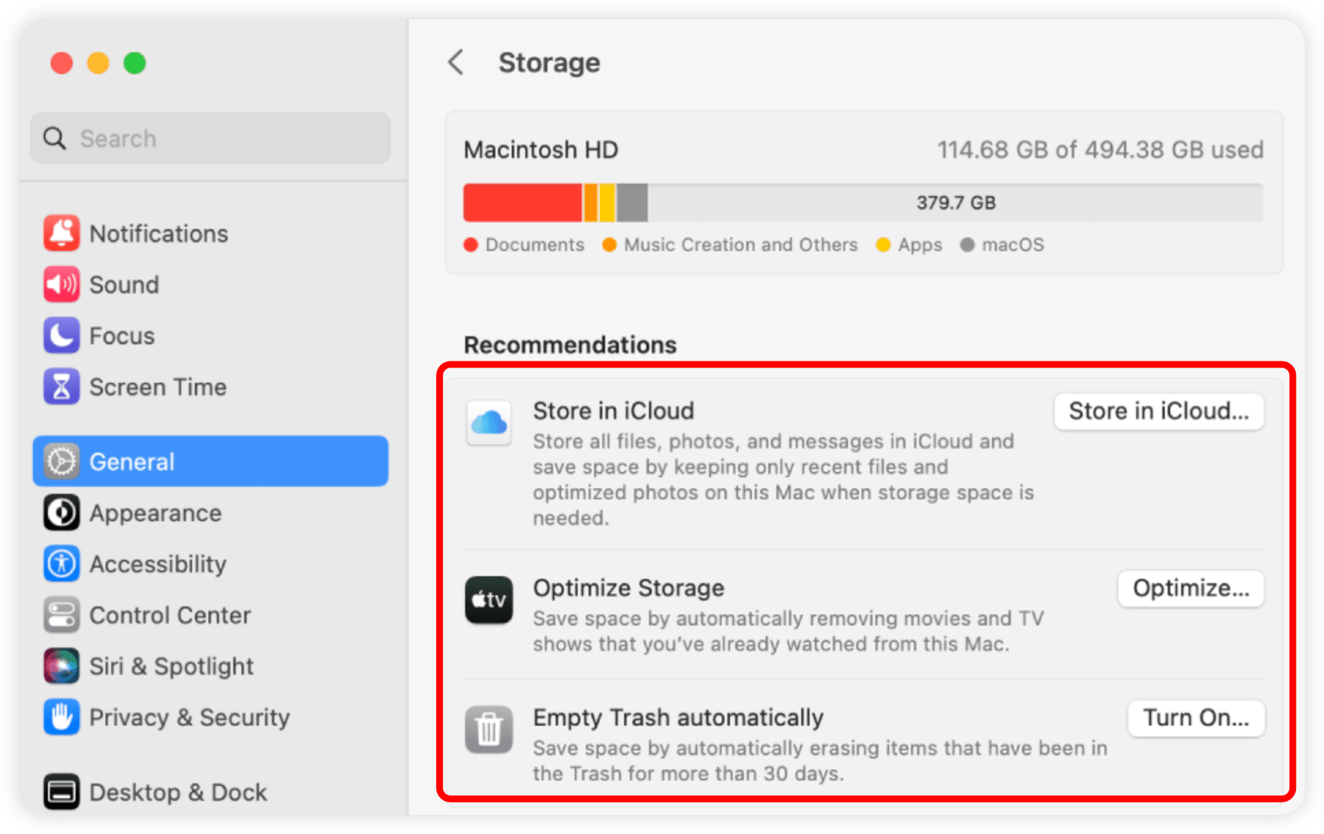 Storage Optimizing Utility