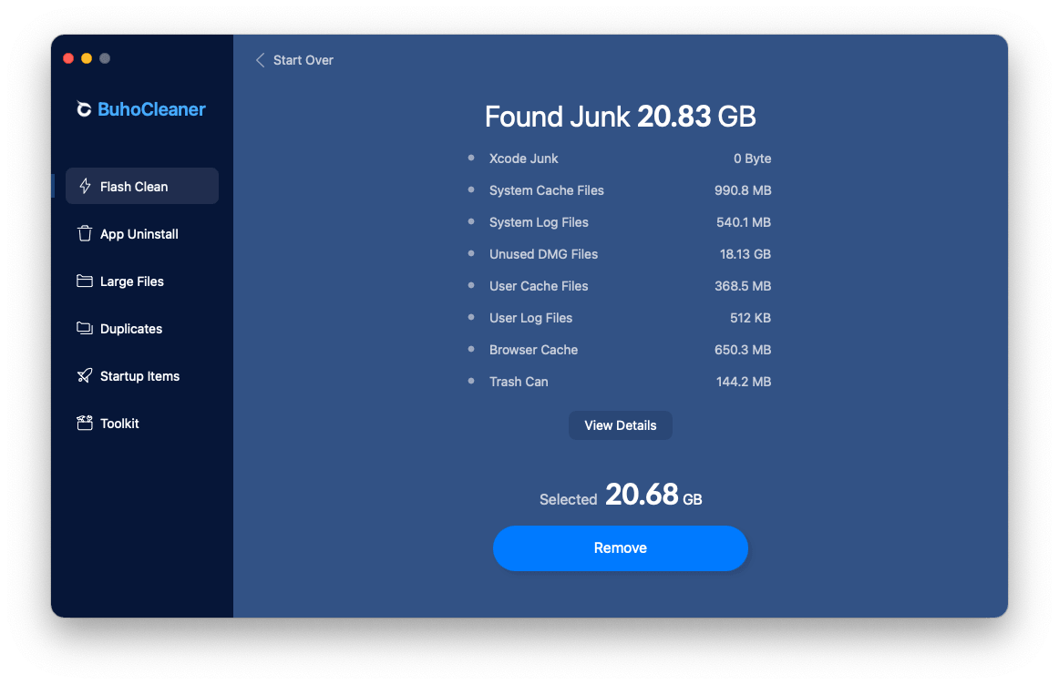 Quickly Clean Up Mac with BuhoCleaner