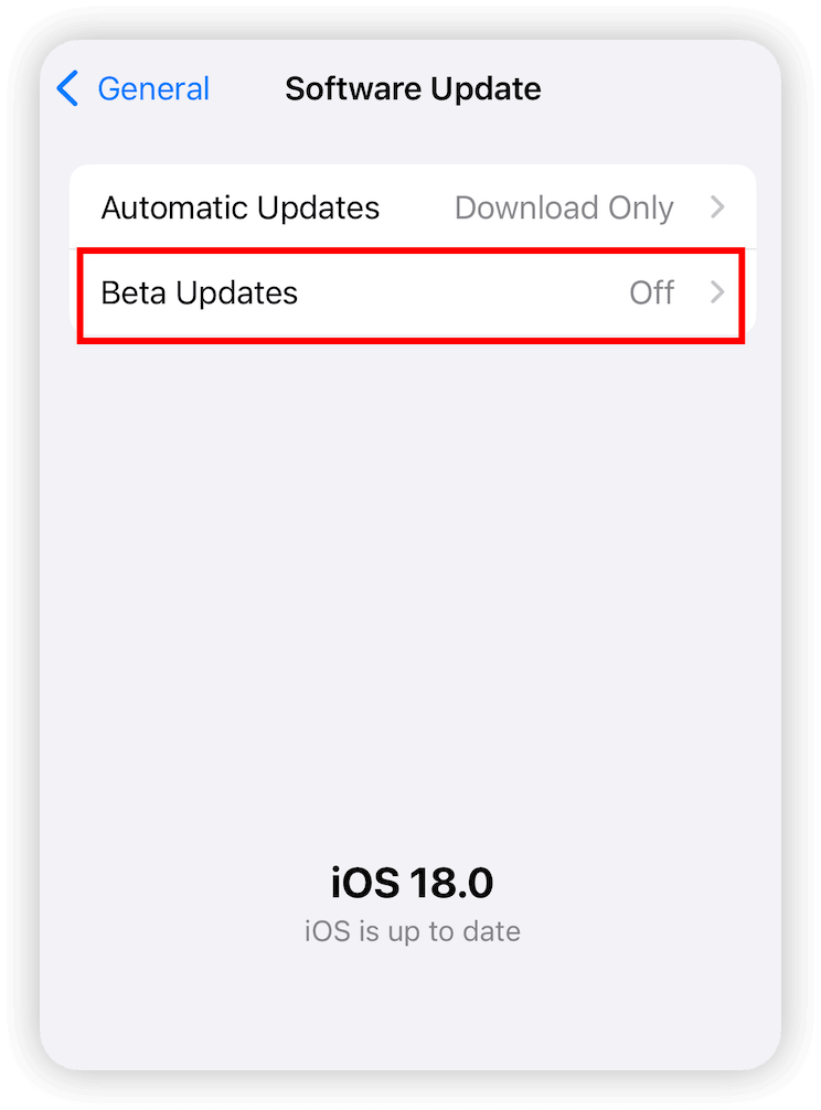 Remove the iOS 18 Beta from iPhone