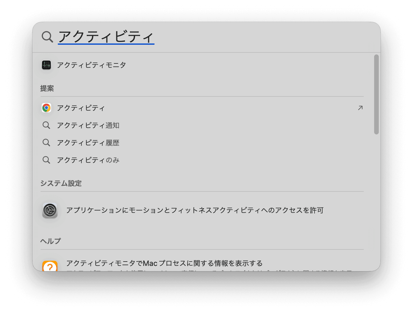 Macのアクティビティモニタはどこ