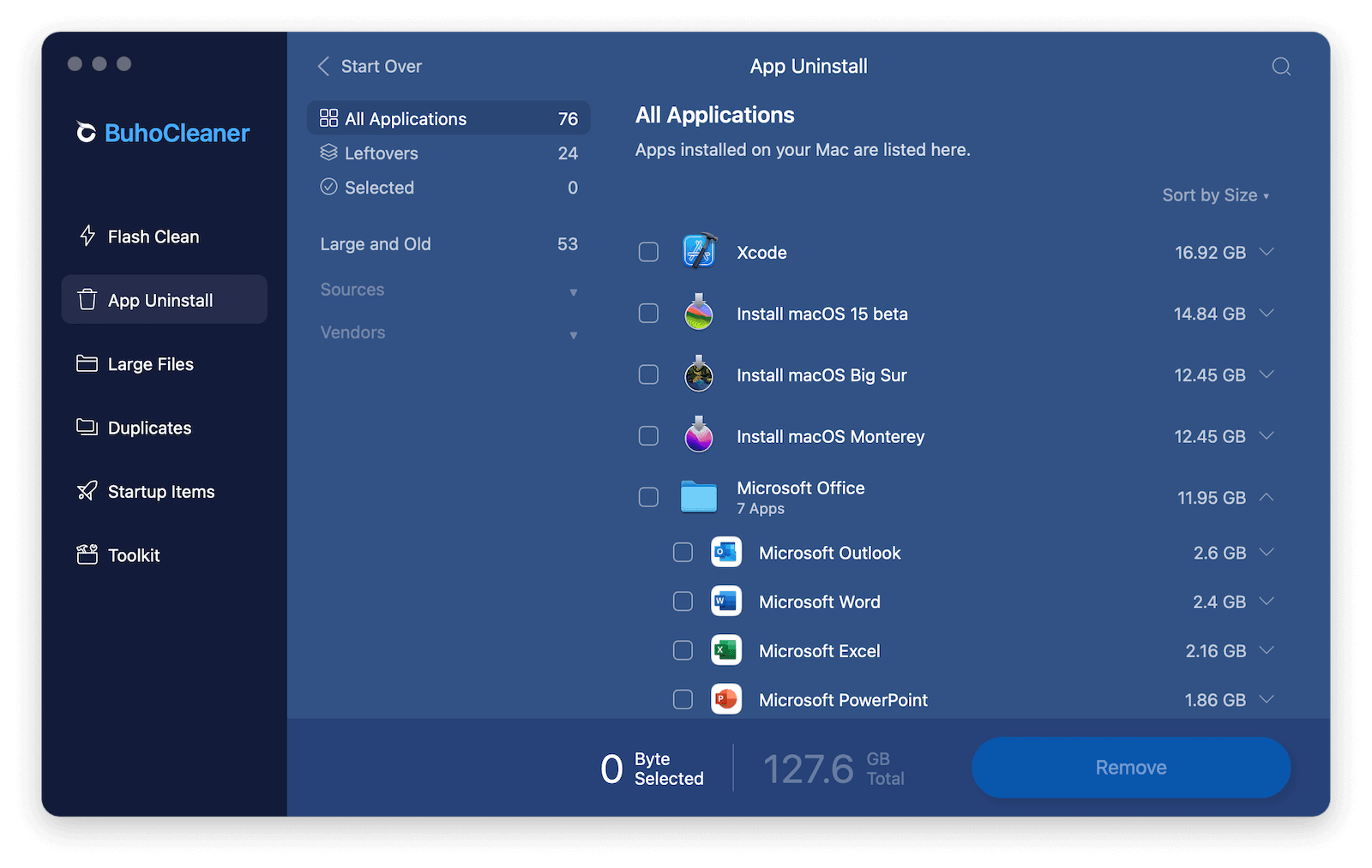 Completely Uninstall Apps on Mac with BuhoCleaner