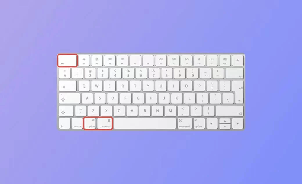 control alt delete Mac