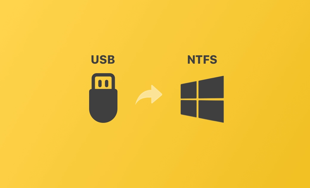 USBメモリをNTFSにフォーマットする2つの方法