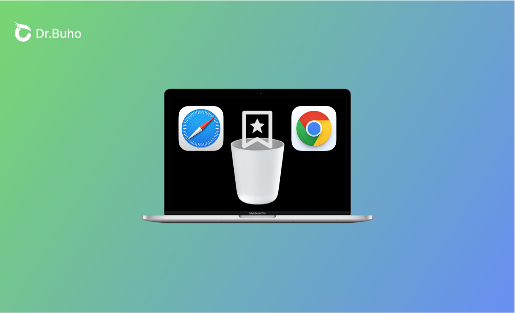 Macでブックマークを削除する方法Safari/Chrome/Firefox