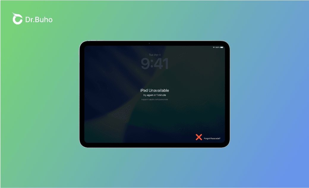 iPadは使用できません 「パスコードをお忘れですか?」が表示されない - 対処法5選