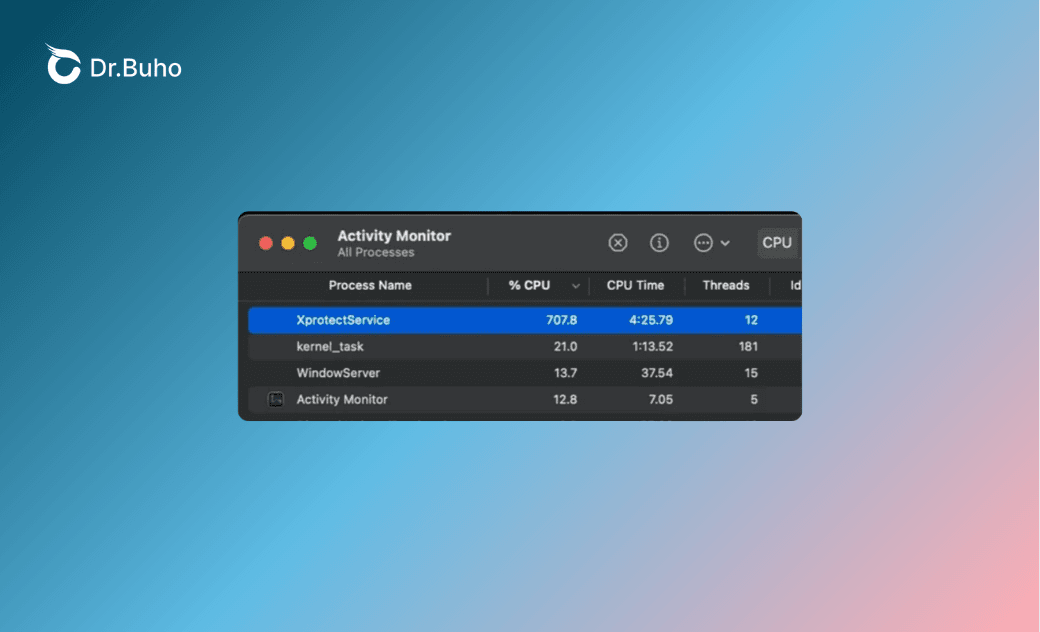 XProtectServiceがMacで高いCPU使用率になる? - 対処法