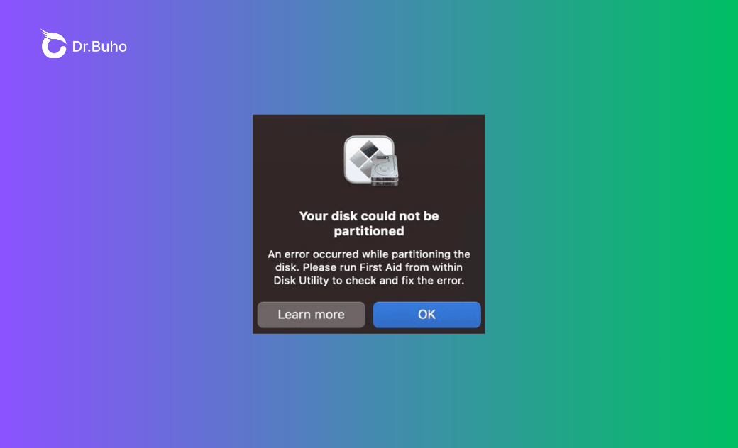 Boot Camp「ディスクにパーティションを作成できませんでした」エラー