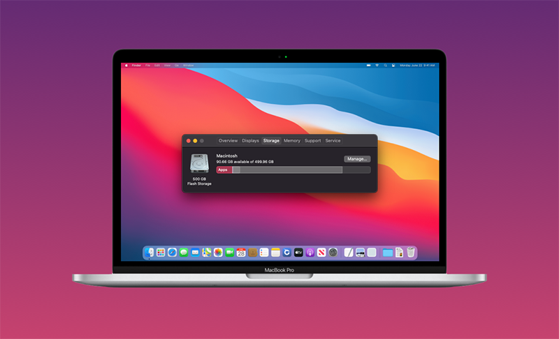 how to free up space on mac from system