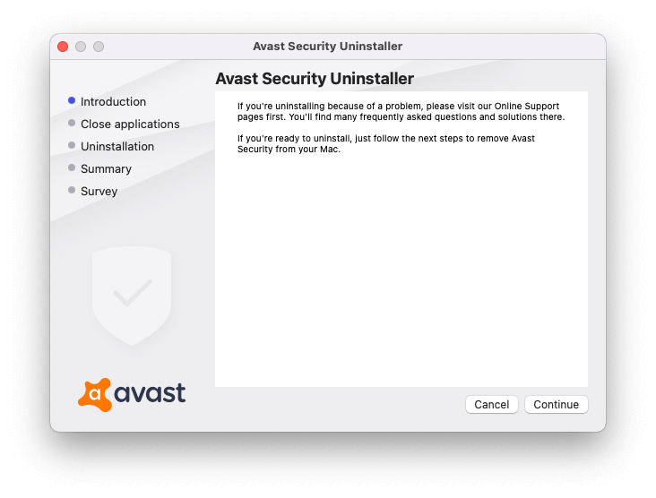 remove avast online security