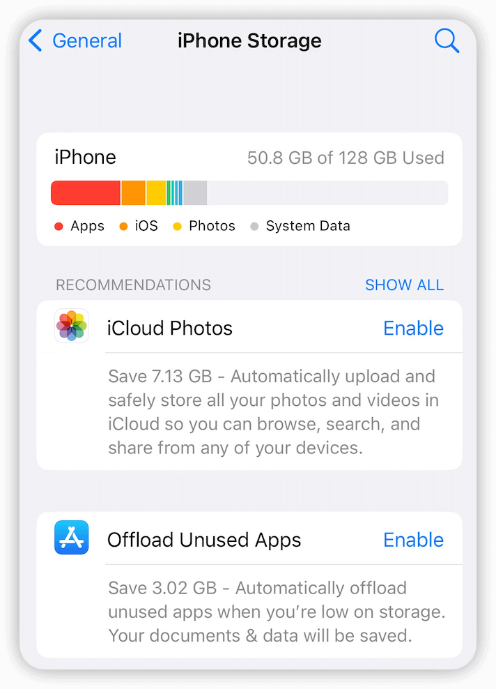 Tech Friend: My iPhone's System Data Storage Is Huge